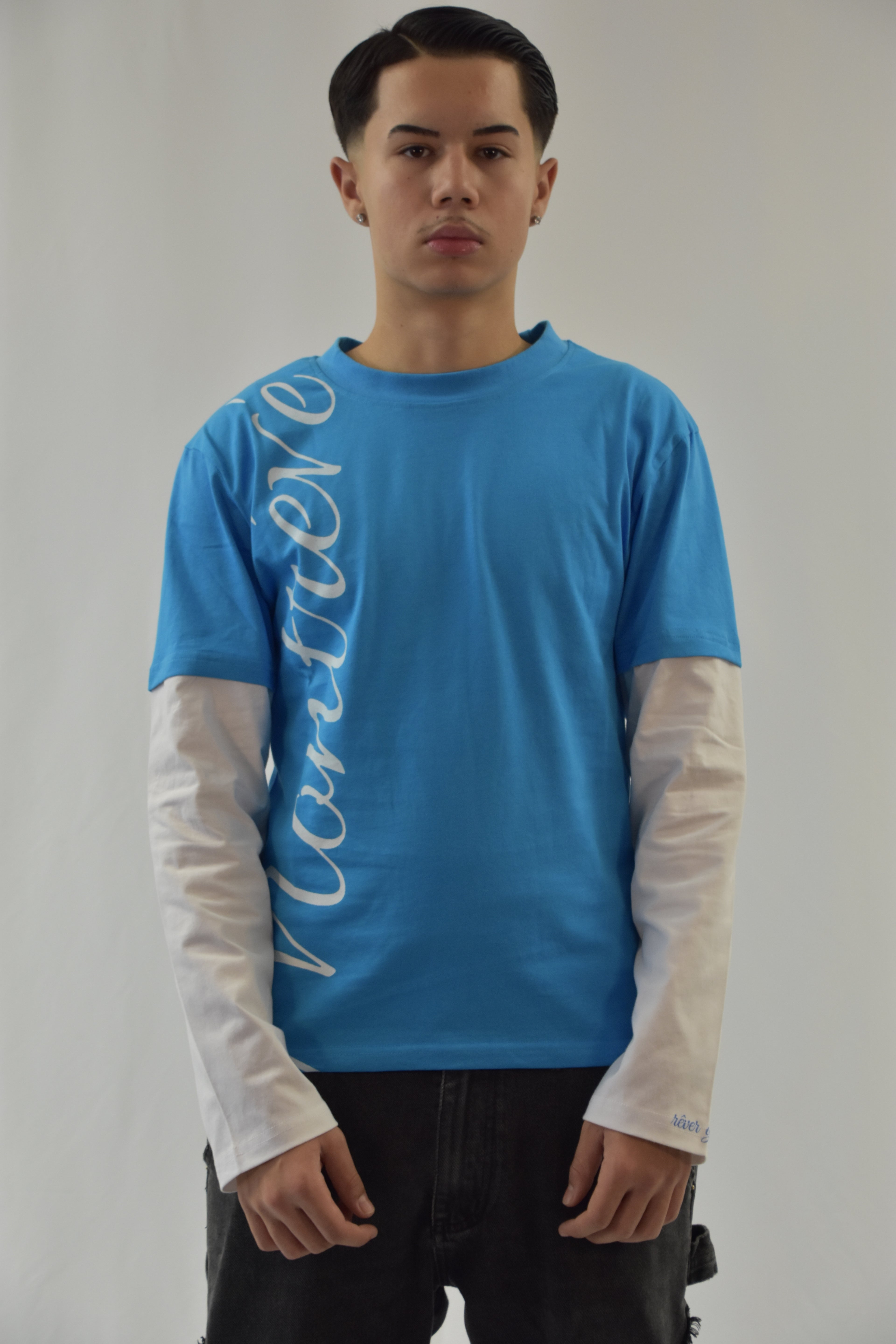MONTRÉVÉ LONGSLEEVE | BLUE-WHITE