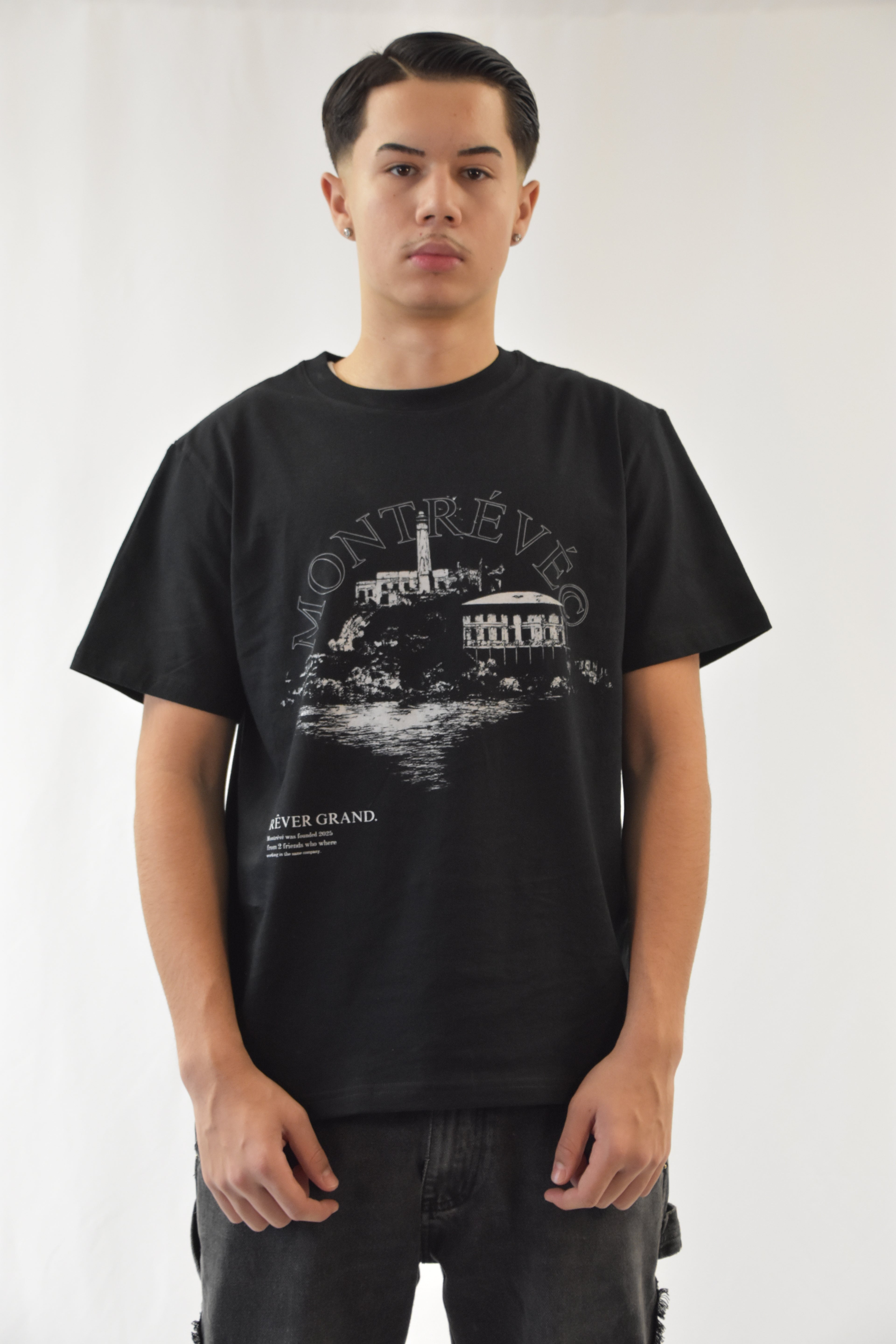 MONTRÉVÉ X ALCATRAZ | T-SHIRT | BLACK
