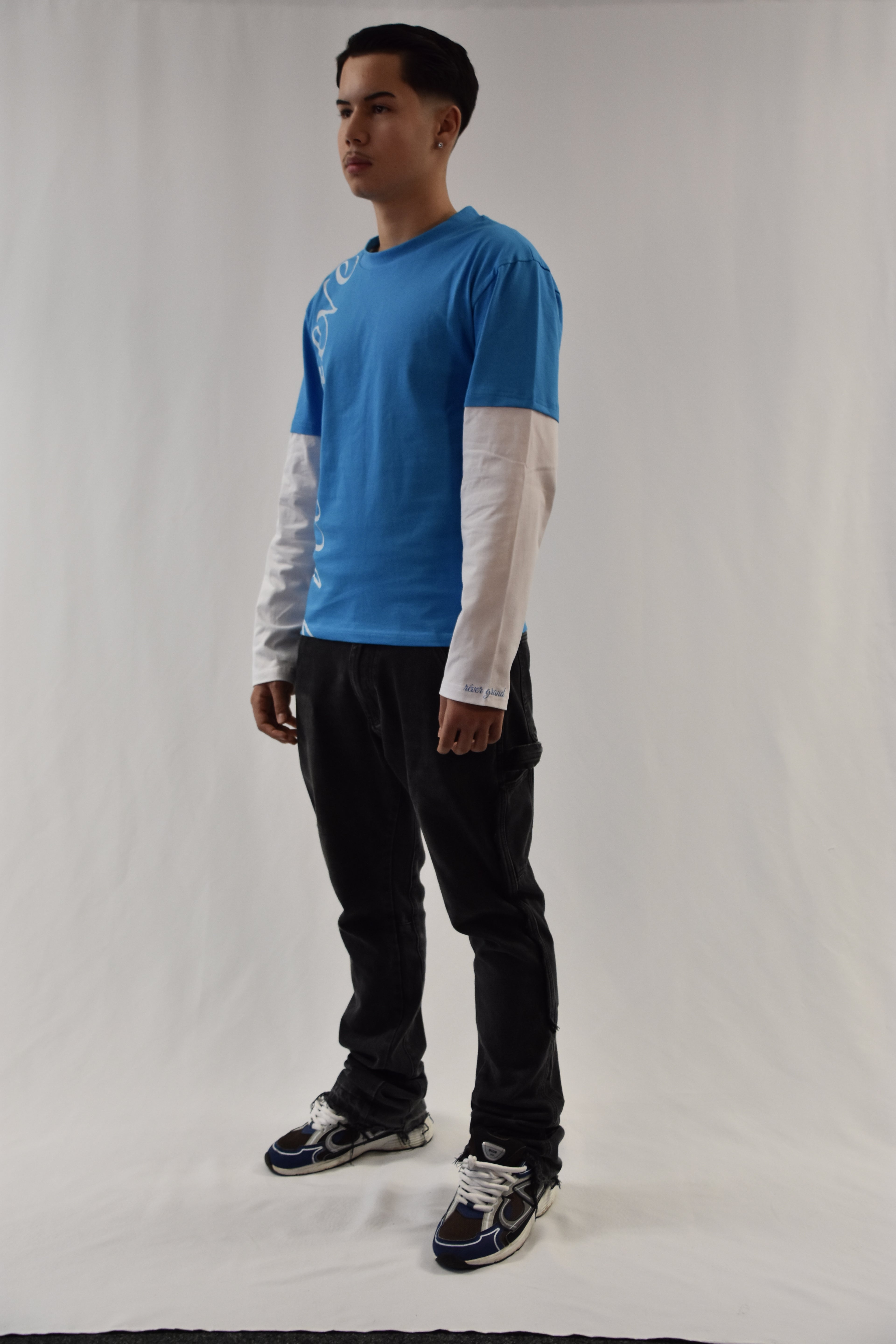 MONTRÉVÉ LONGSLEEVE | BLUE-WHITE