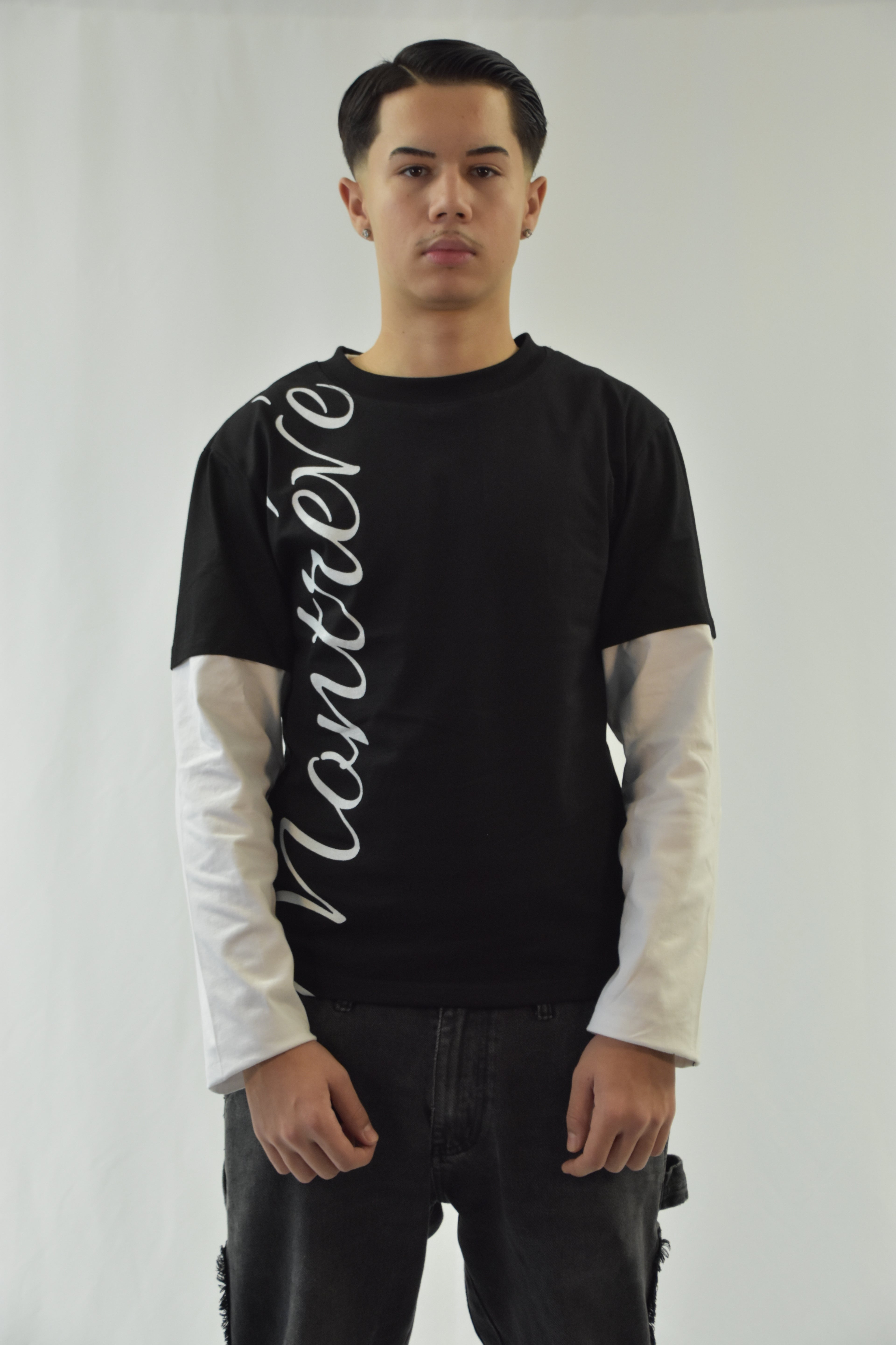 MONTRÉVÉ LONGSLEEVE | BLACK-WHITE