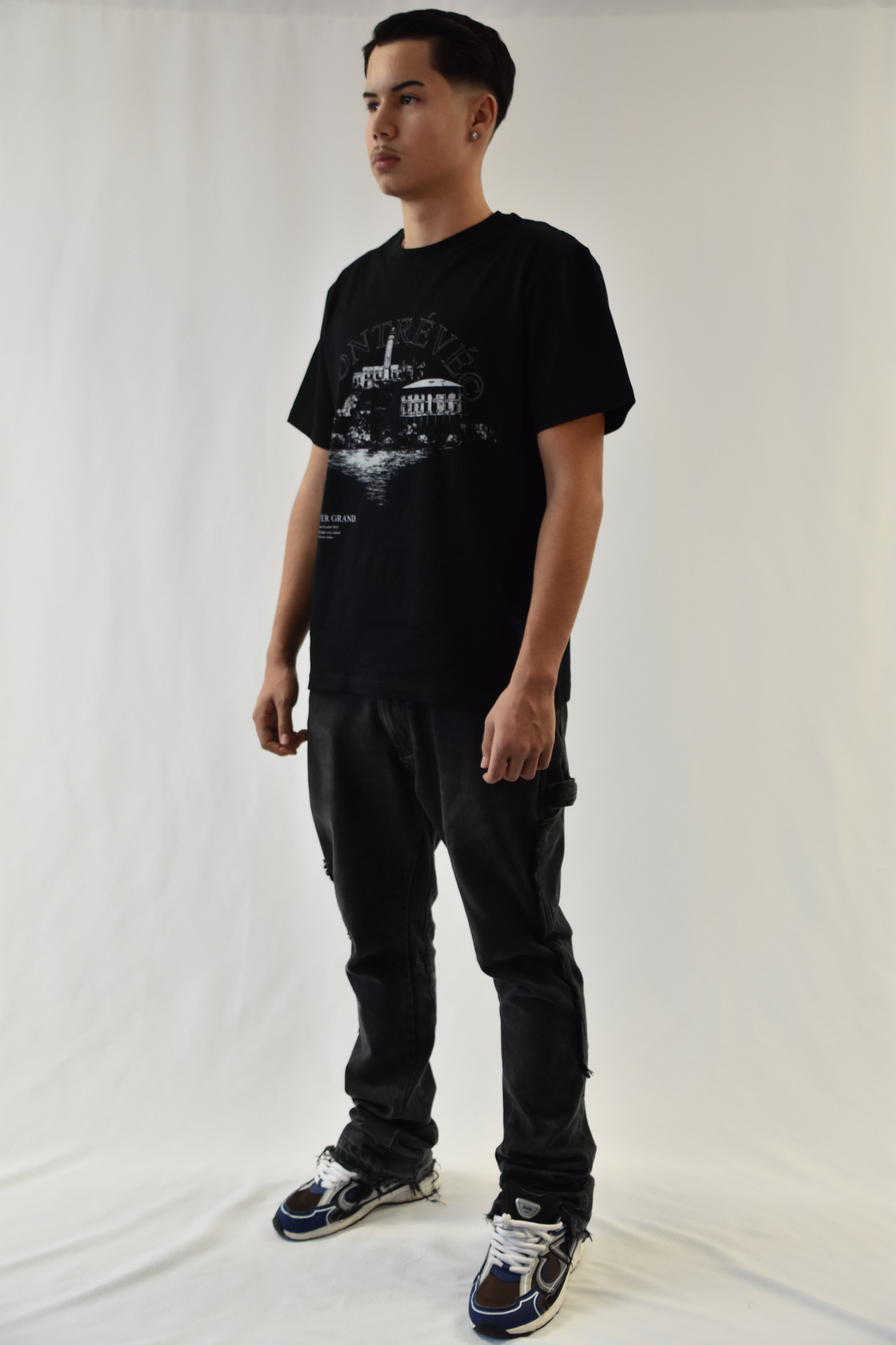 MONTRÉVÉ X ALCATRAZ | T-SHIRT | BLACK