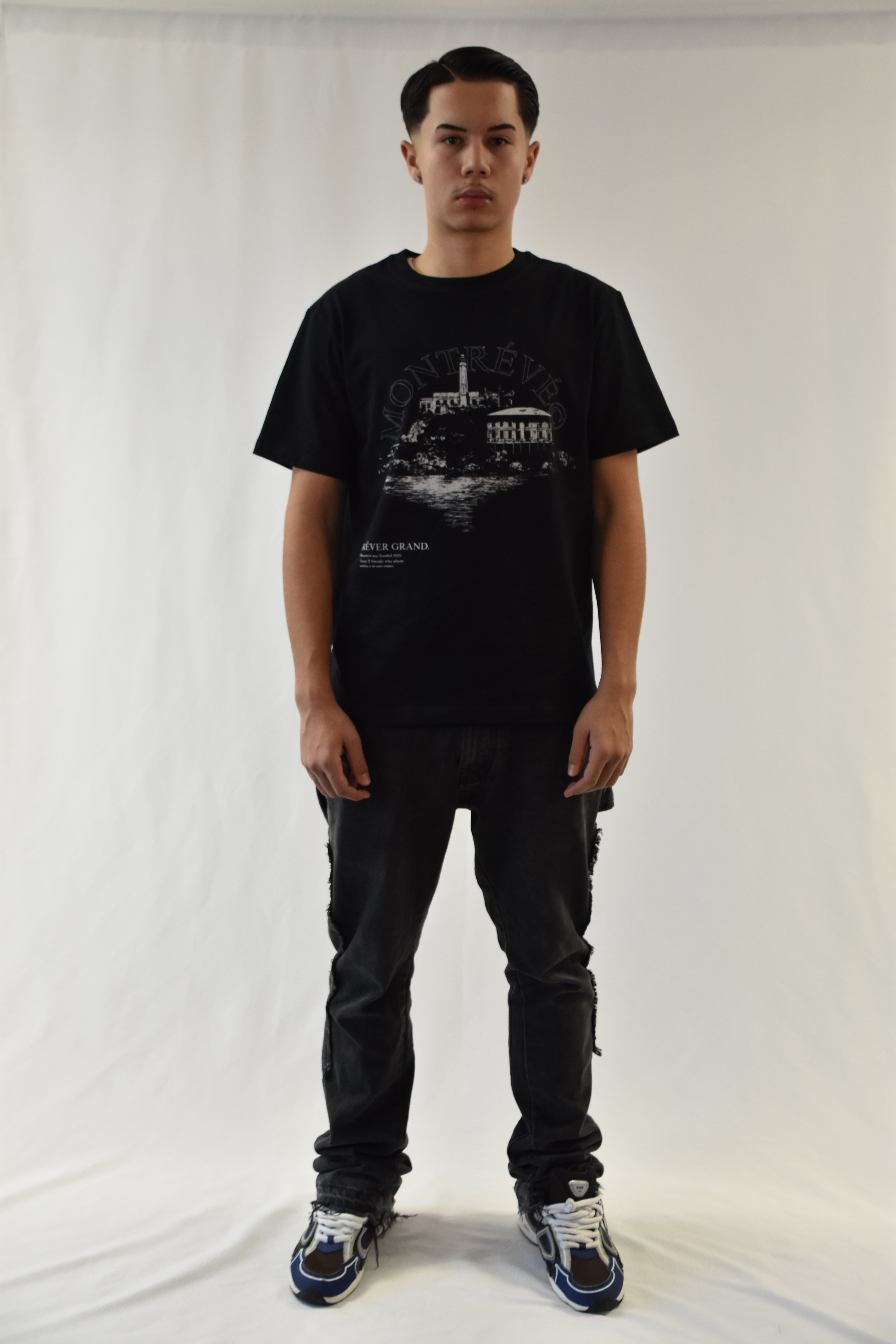 MONTRÉVÉ X ALCATRAZ | T-SHIRT | BLACK