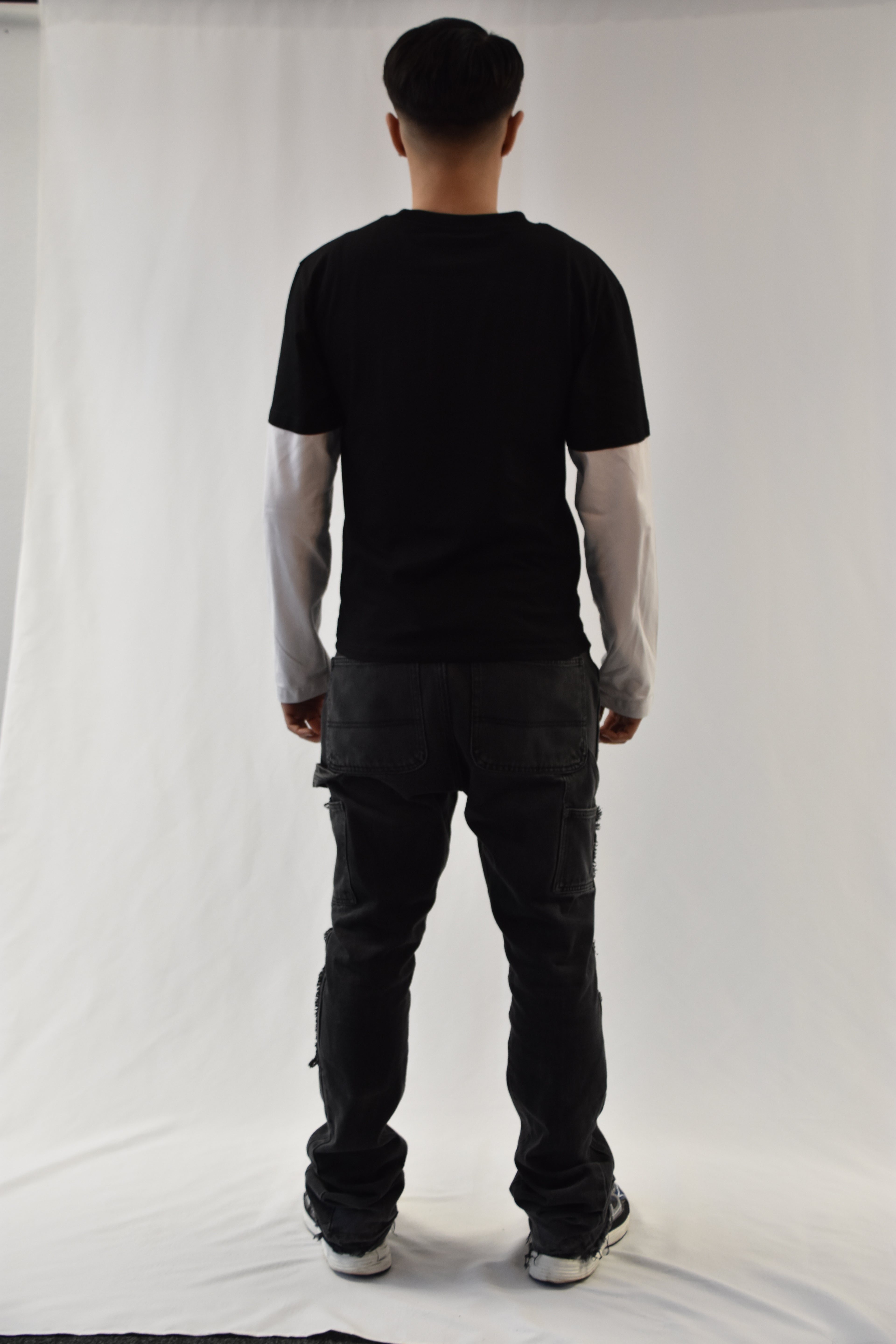 MONTRÉVÉ LONGSLEEVE | BLACK-WHITE