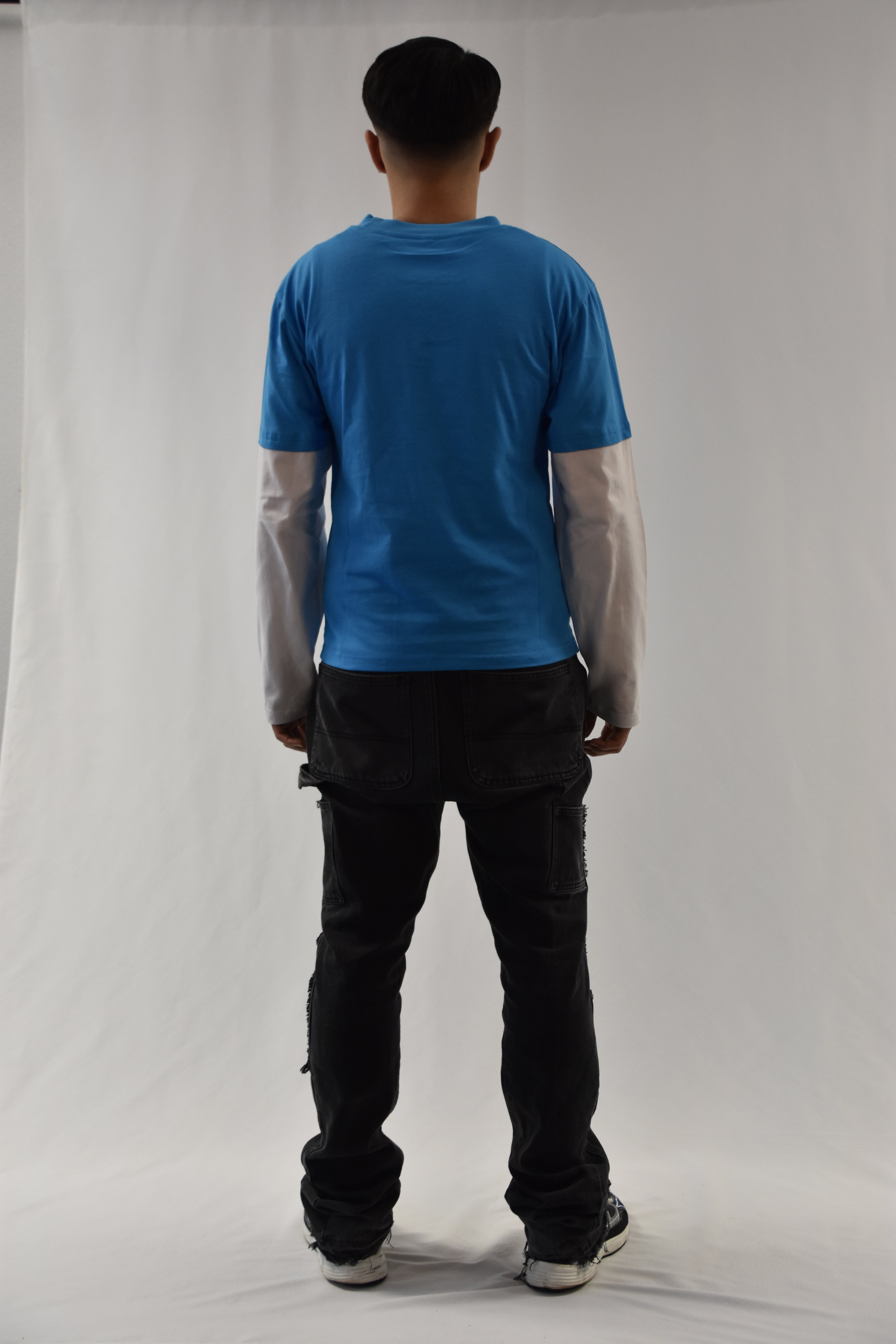 MONTRÉVÉ LONGSLEEVE | BLUE-WHITE